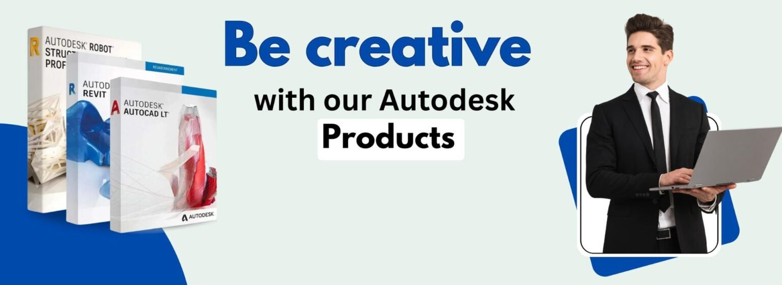 Banner showcasing Autodesk products including AutoCAD, Revit, and Inventor, available at unbeatable prices on AutoSoftKey.