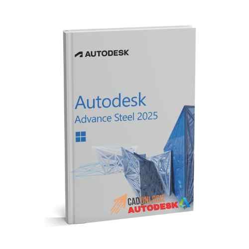 Autodesk Advance Steel 2025 - Advanced 3D Modeling Software For Steel Design, Ideal For Structural Engineers And Steel Fabricators.