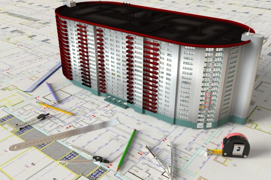 Bim Project Example Created Using Revit 2025, Showcasing Advanced Design Features.